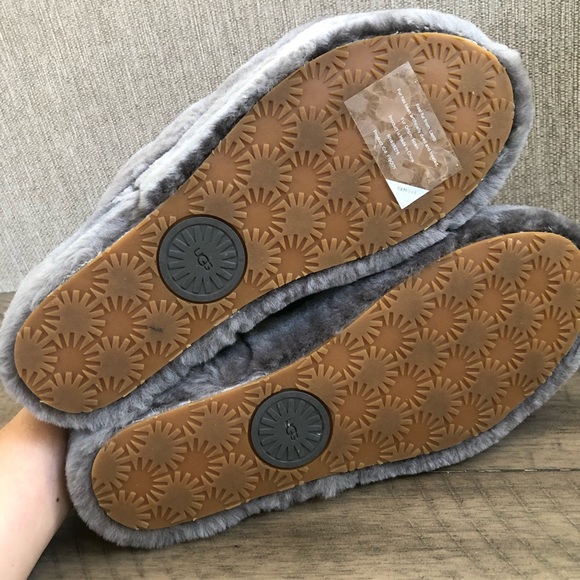 Ugg fluff yeah slides grey - Picture 5 of 6